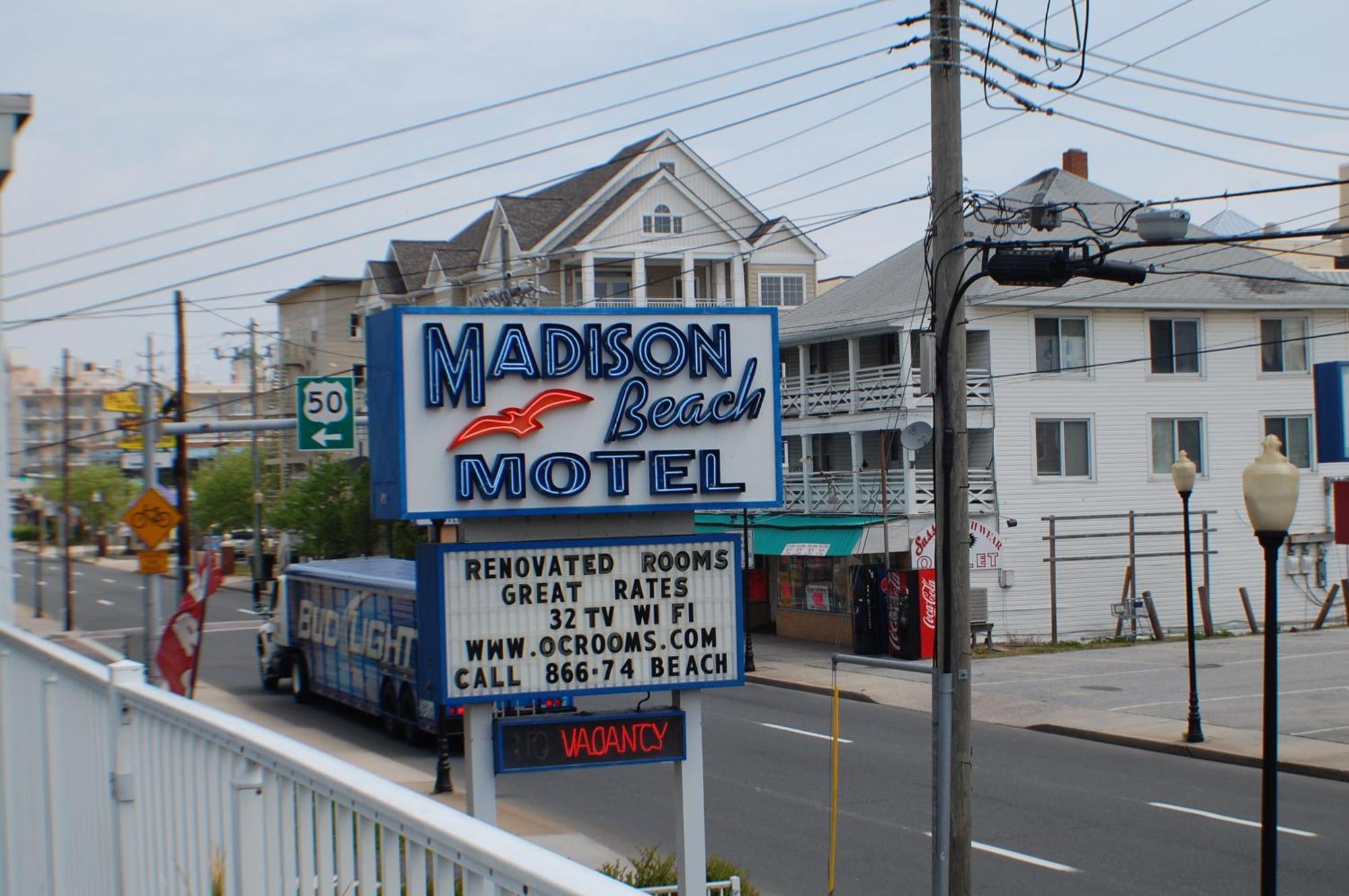 Madison Beach Motel Ocean Stadt Exterior foto